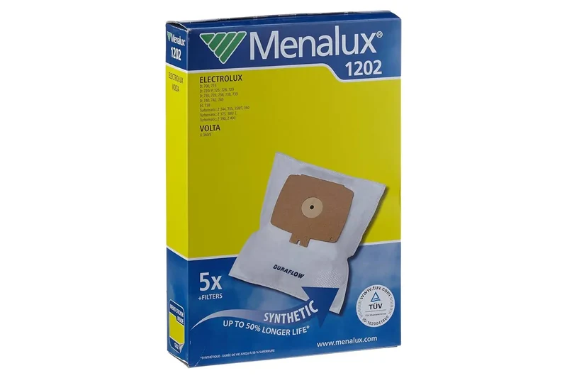 MENALUX ELECTROLUX/VOLTA Vacuum SYNTHETIC BAGS(5 Pack)-Genuine