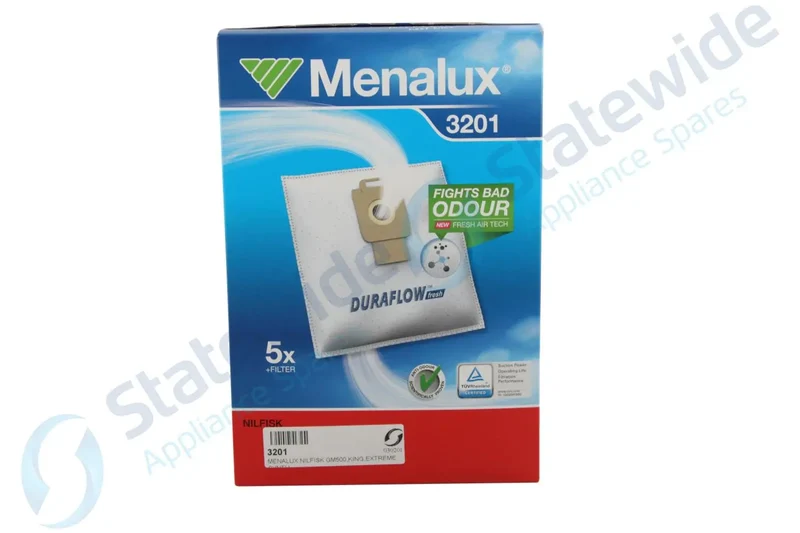 MENALUX NILFISK EXTREME/GM/KING 3201 SYNTHETIC Vacuum BAG(5 PK)-NON Genuine