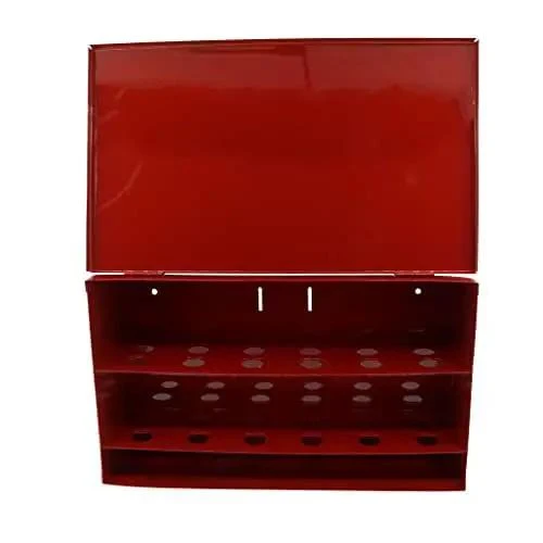 Keep Your Emergency Gear Locked And Loaded With This Beefy Red Wall Mount Fire Sprinkler Spare Head Box Holds Twenty Four Empty Stashes NFPA Certified For Pro Repairs