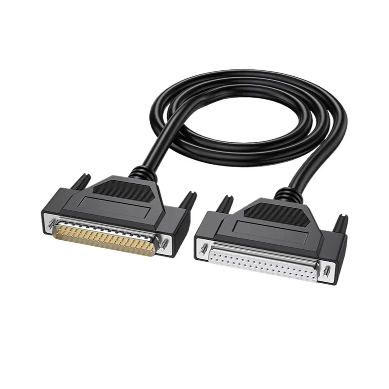 Premium Pure Copper DB37 Extension Cord Male To Female 37 Pin D Sub Connector Cable For Industrial Serial Gear Delivers A Clean Signal With Rock Solid Performance And Zero Drama For Your Setup