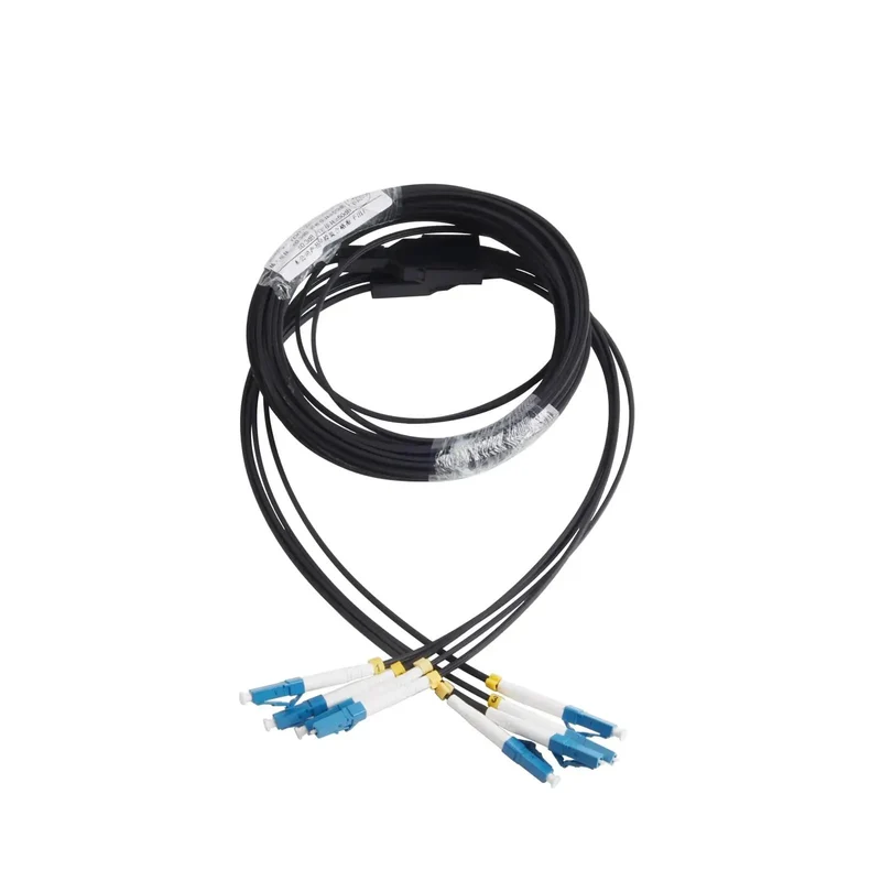 Top Notch Quad Lc Upc To Lc Upc Single Mode Fiber Patch Cord 80 Meter Indoor Extension Cable With Flexible Tight Buffered Jacket For Easy Rack Routing And Plug And Play Network Setup