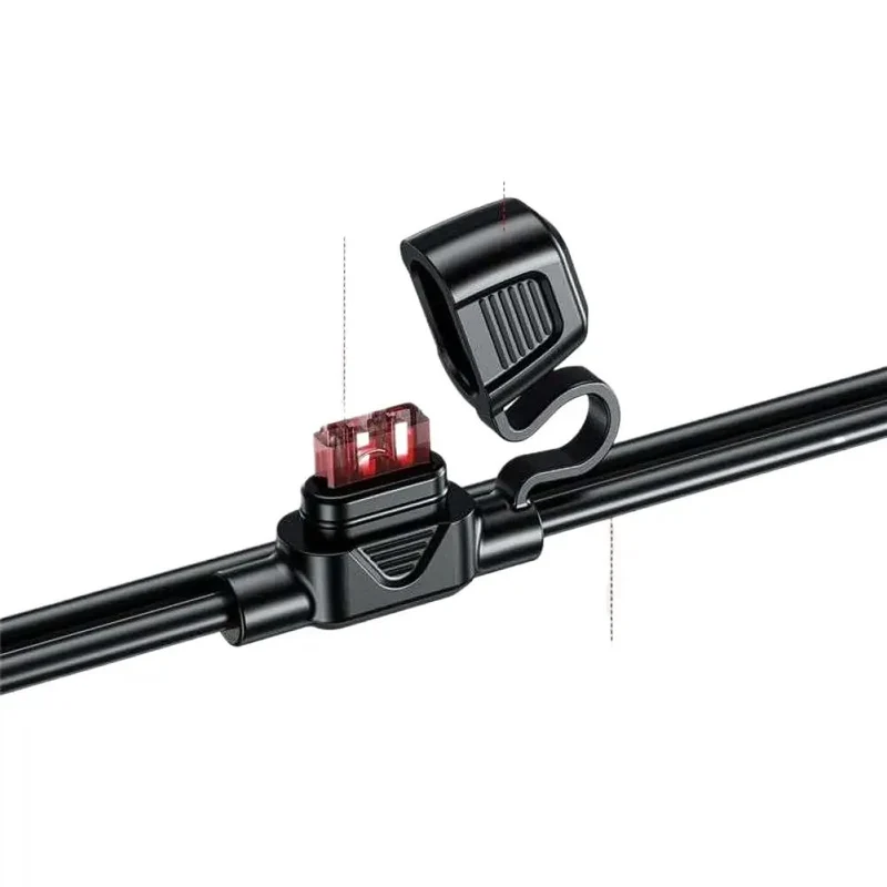 Dang Strong Six Foot Sae To Ring Terminal Extension Cable With Weatherproof 18 Awg Wire For No Fuss Straight Hookups On 12 To 24 Volt Automotive Electrical Builds