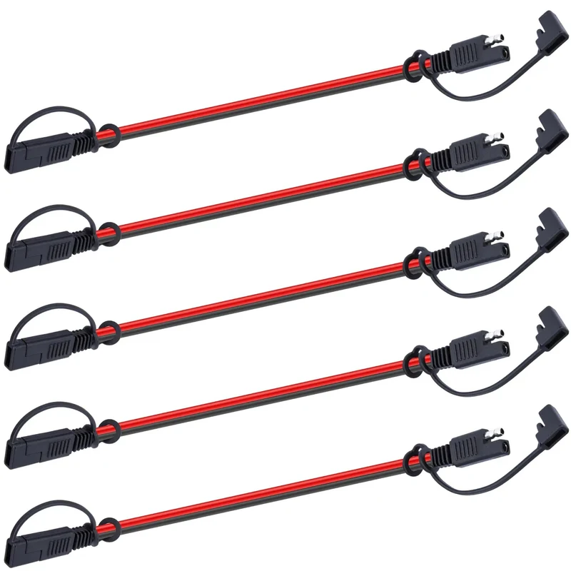 Heavy Duty 12 Awg Quick Disconnect Power Wire Harness Bulletproof Polarized 2 Pin Pure Copper Plug Built Tight Automotive Electrical Heavy Gauge Terminal Set