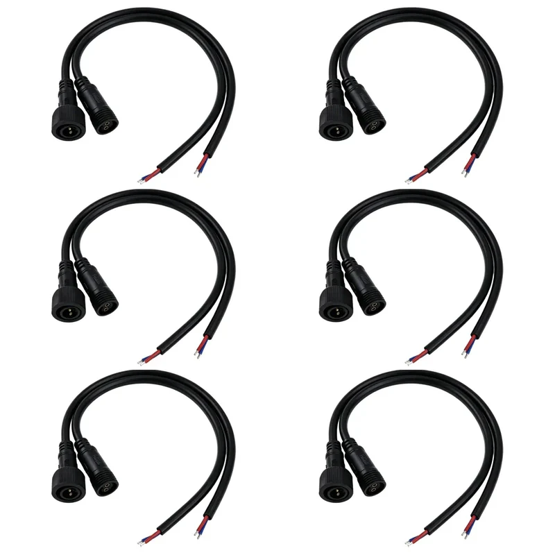 Beefed Up IP68 Waterproof LED Strip Connectors With 11.8 Inch 18 Awg Cable Tight Male Female Plugs Pro Grade Terminal Blocks For Rock Solid Outdoor And Garage Installations