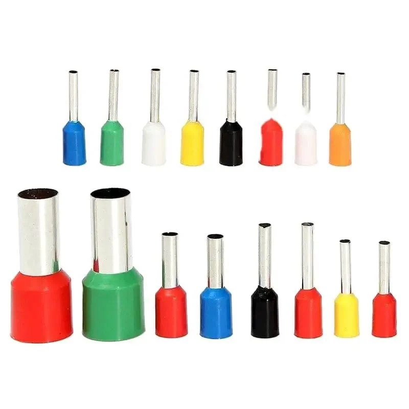 Top Shelf Copper Crimp Connectors For 22 Through 5 Awg Wire Featuring Thick Insulated Pin Terminals In Seven Vibrant Colors For Slick Electronics Projects And Hassle Free Plug And Play Assembly Kit