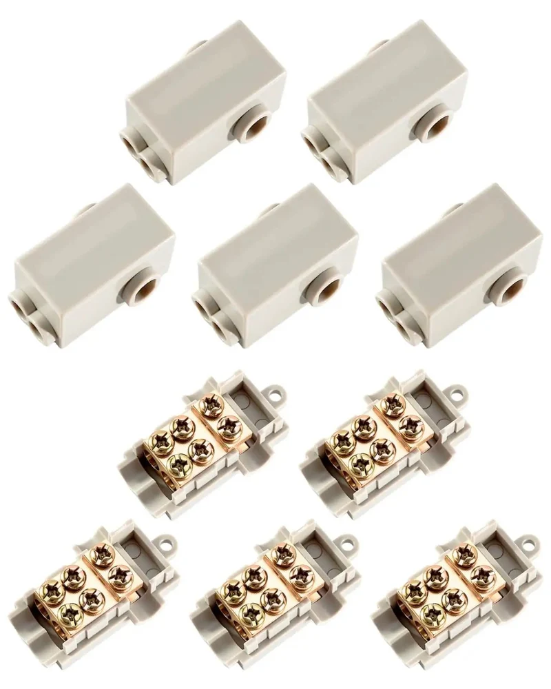 Hella Tough One To Two Out T Tap Wire Splice Connectors 6 Awg To 13 Awg 80 Amp 1000 Volt No Fuss Solderless Nuts 10 Pack Top Shelf Quick Install Electrical Branching Kit For Street Cars And Shop Jobs