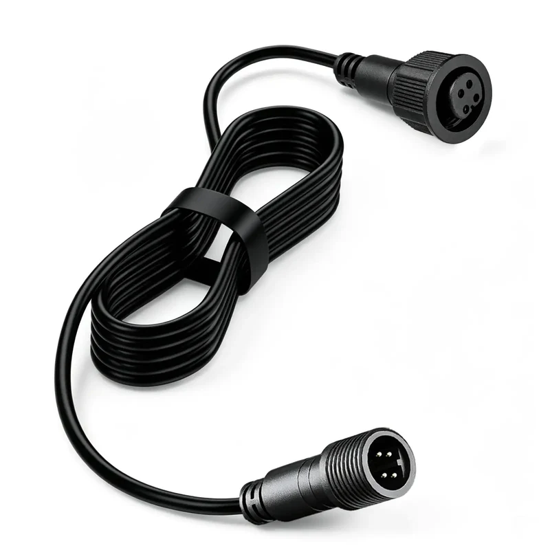 Heavy Duty 16 Foot Extension Cable For Outdoor Landscape Spotlights Slick Daisy Chain Adapter Weatherproof Build Perfect For H7094 H7093 H7066 H7065 Badass Durability Zero Drama Setup