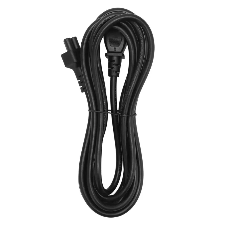 Dang Solid 9.8 Foot C14 To C5 Power Extension Cord With Snug Molded Fit For Computers Monitors And Desk Setups Guaranteeing Smooth Reliable Power No Nonsense Daily Use