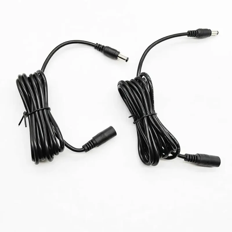 High Performance 18AWG DC Power Extension Cable 5.5mm X 2.1mm Male To Female Power Lead Six Feet Long Built Tough For A No Sweat Hookup And Reliable Tech Gear Setup