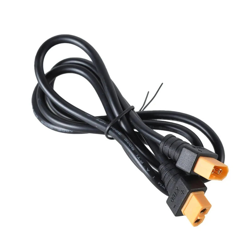 Heavy Duty Two Meter Extension Cable Male To Female Plug For Solar Batteries Rc Aircraft And Toy Cars 18Awg Pvc Jacket Built Tough Reliable Charging Cord