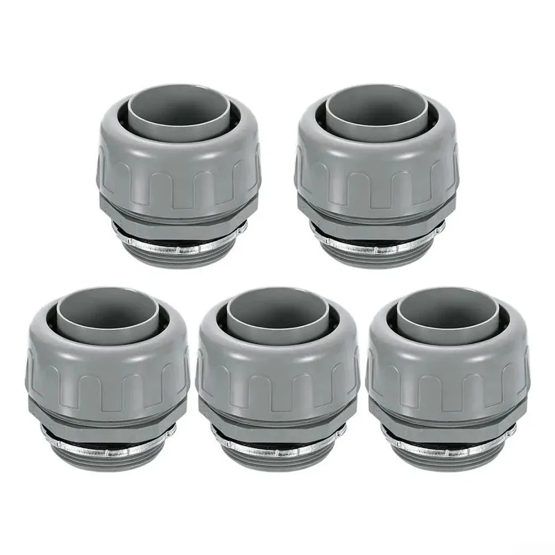 Five Pack Boss Grade 2 Inch NPT Nonmetallic PVC Flexible Conduit Connector Set With 180 Degree Bend For Zero Struggle Wiring And Quick Hookup On Every Residential Or Trade Project