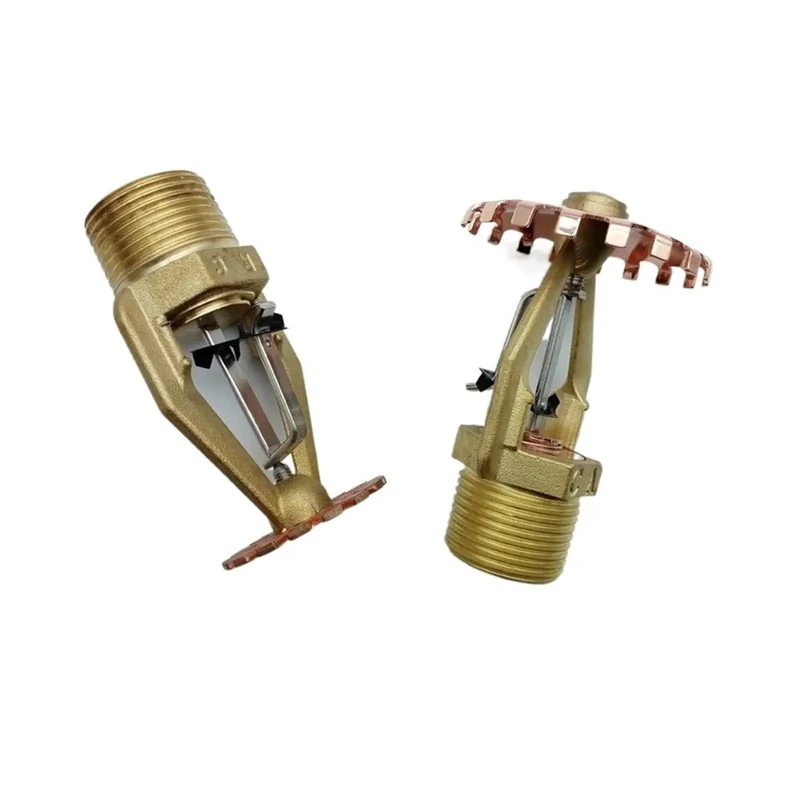 Heavy Duty Copper Fire Sprinkler Head K363 Upright Pendent Link With Solid Fusible Alloy For Esfr Rig 74 Degree Trip Slick Coating And Dead Simple Hook Up Process
