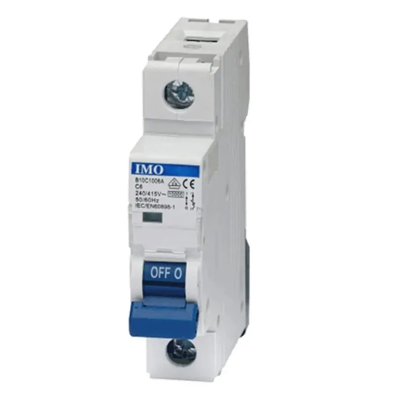 Built Tough Single Pole Circuit Breaker Delivering Ten Kilo Ampere Short Circuit Protection Sixty Three Amp Rated Load And Rock Solid C Curve Response For Home Projects