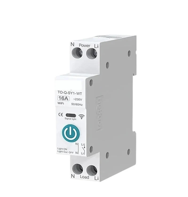 Gutsy 63 Amp Single Pole Circuit Breaker Switch With Sleek Metering And Din Rail Remote Control For Snappy Home Electrical Panels Total Protection In Dashing Black Finish Game Changer For Your Power Rig