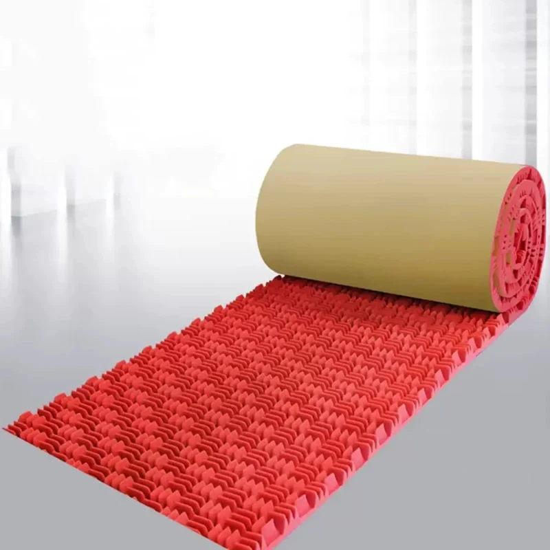 Heavy Duty Top Shelf Acoustic Foam Panels And Soundproof Wall Padding For Home Studios With Kick Butt Noise Blocking Plus Water Resistant High Density Polyurethane Roll In Bright Red Finish