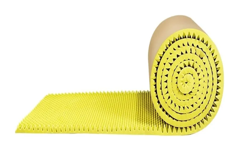 Top Shelf Self Adhesive Soundproofing Foam Roll Heavy Duty Acoustic Wall Panels For Home Studio Noise Dampening Rock Solid Vibration Control Smooth Peel Stick Install Yellow 3 Inch Thick Insulation Mat