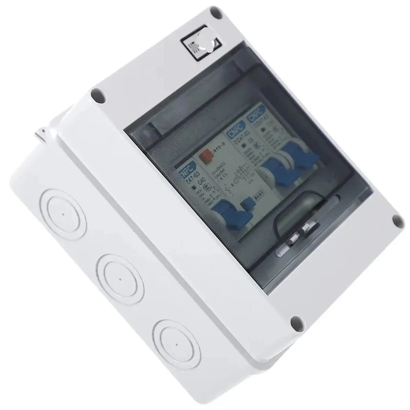 Rock Solid Household Circuit Breaker in Crisp White Acts as a Super Leakage Protector and Home AC Safety Switch to Squash Overload Perils and Short Circuit Glitches while Ensuring Your Home Stays Chill with Protection for True Zen Mode