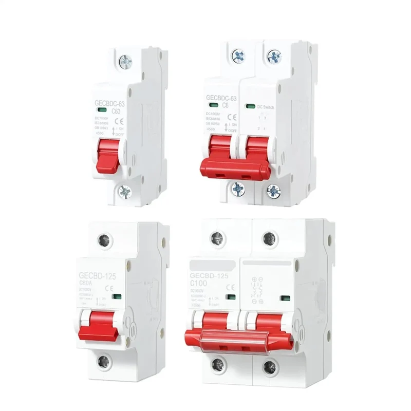 Straight Up Rock Solid MCB Circuit Breaker 1P 2P Overload Protection Switch Featuring Clear Visual Status Window For Industrial Motors Outdoor Signage And Farm Pump Circuits
