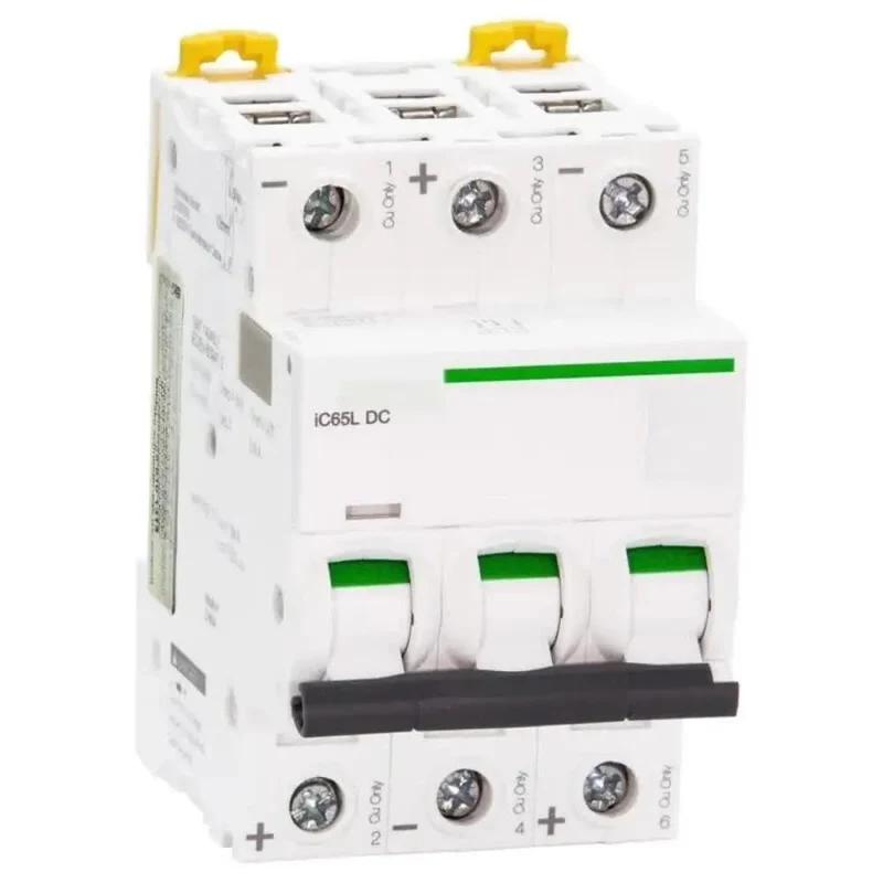 Hard Core Small DC Circuit Breaker Built With Hella Sturdy 3 Pole MCB Housing To Ensure Rock Solid 16Amp D Curve Protection Within Your Modern Off Grid Or Battery Bank Layouts