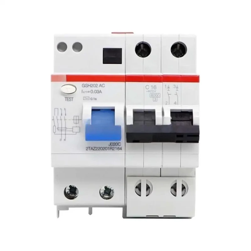 Pro Grade Heavy Duty Residual Current Circuit Breaker Rock Solid Electromechanical RCD Featuring 30Ma Tripping Capacity Dual Pole Panel Mount Hassle Free Ground Fault Protection For Top Shelf Electrical Safety