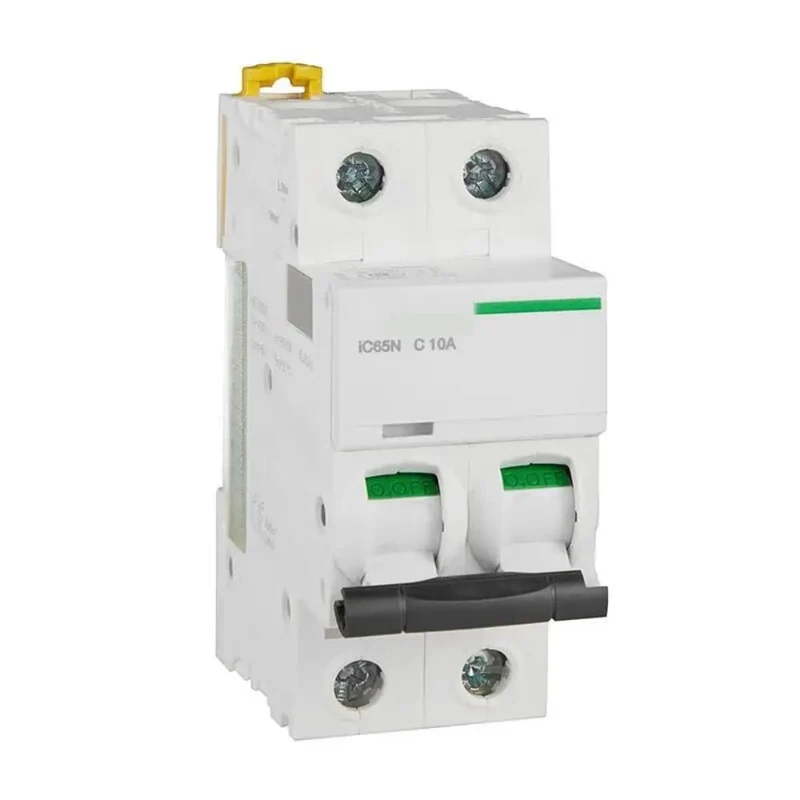 Top Shelf Professional Grade Two Pole Miniature Circuit Breaker Featuring Type C Curve Rating And 2 Amp Capacity Engineered For Heavy Duty Residential And Commercial Electrical Panel Upgrades That Are Hella Reliable