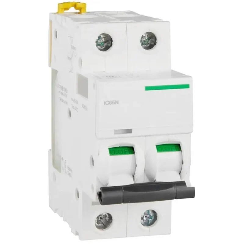 Heavy Duty Miniature Circuit Breaker Two Pole Two Amp D Curve Hardcore Electrical Panel Shield No Stress Wiring Install Tough As Nails Performance Top Shelf Quality For Shop Or Entire Home