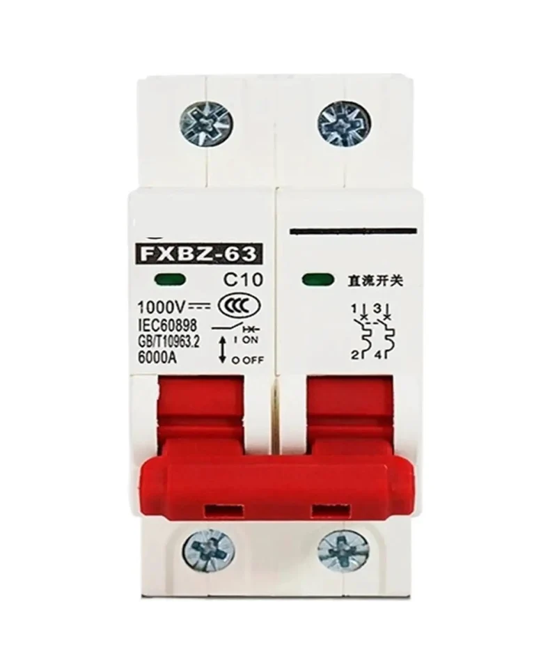 Premium Heavy Duty Two Pole Dc Solar Circuit Breaker Built Like A Tank For Photovoltaic Arrays Up To 1000 Volts Snag And Go Mounting With Wide Amp Options For Off Grid And Camper Power Systems