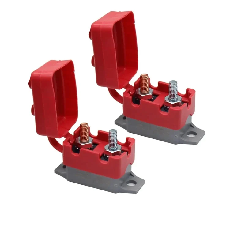 Heavy Duty 12Volt Auto Reset Stud Mount Circuit Breaker Waterproof Overcurrent Protector For Cars And Trucks Rock Solid 40A 50A Underhood Surge Protector