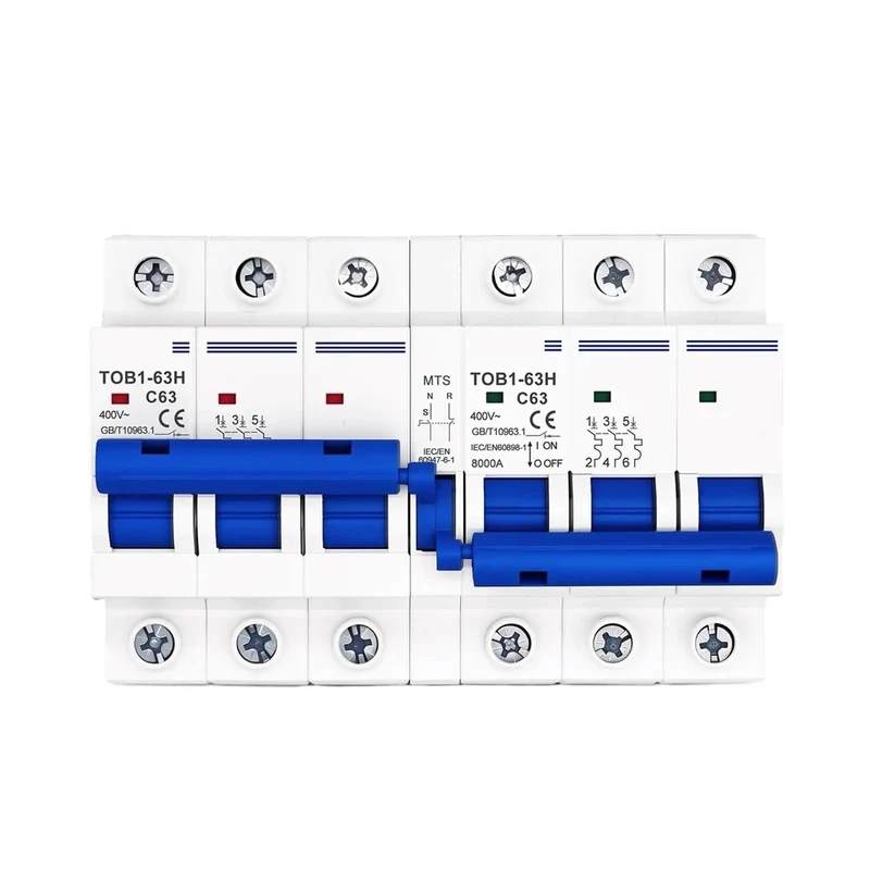 Built Tough Three Pole AC Circuit Breaker MCB 20 Amp Miniature Switch Delivering Rock Solid Power Distribution Protection And Rugged Long Term Reliability
