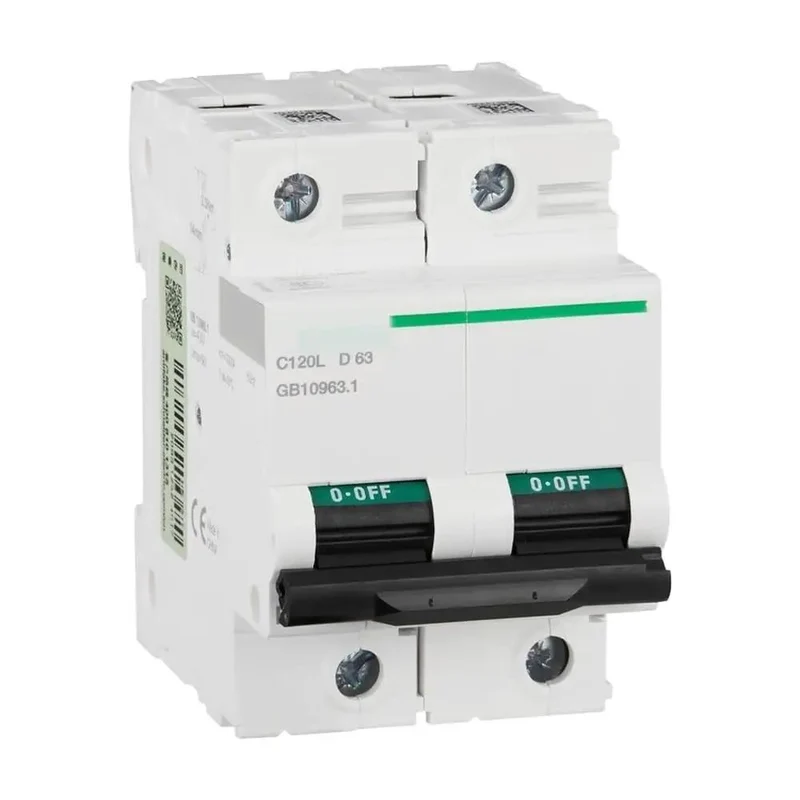 Premium Heavy Duty Miniature Circuit Breaker 2 Pole 63 Amp D Curve Rock Solid Electrical Panel Overcurrent Protector No Drama Commercial Wiring Solution Top Shelf Quality Control