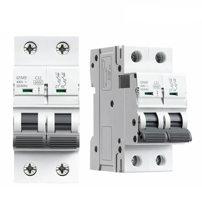 Tough As Nails 2 Pole Din Rail Mini Circuit Breaker Boasts Knockout Overload And Short Circuit Protection Up To 63 Amps 230V Ac For Shop And Home Panel Work