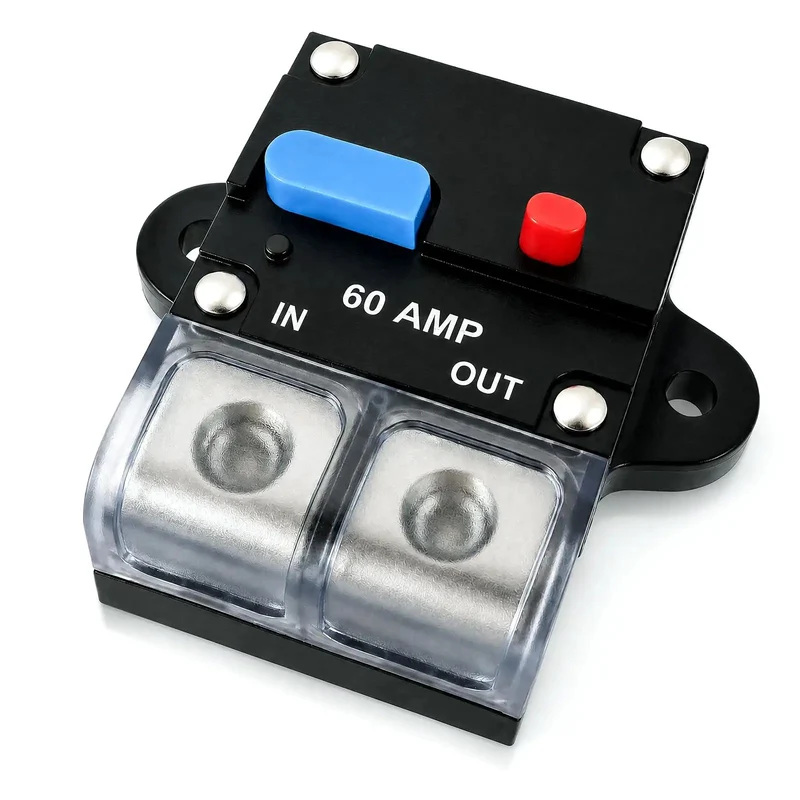 Built Tough 60 Amp Marine Circuit Breaker And Battery Disconnect Switch For Boat Trolling Motors Replaces Fuses Fast Keeps Your Gear Solid And Guarantees Smooth Sailing On Every Trip Out