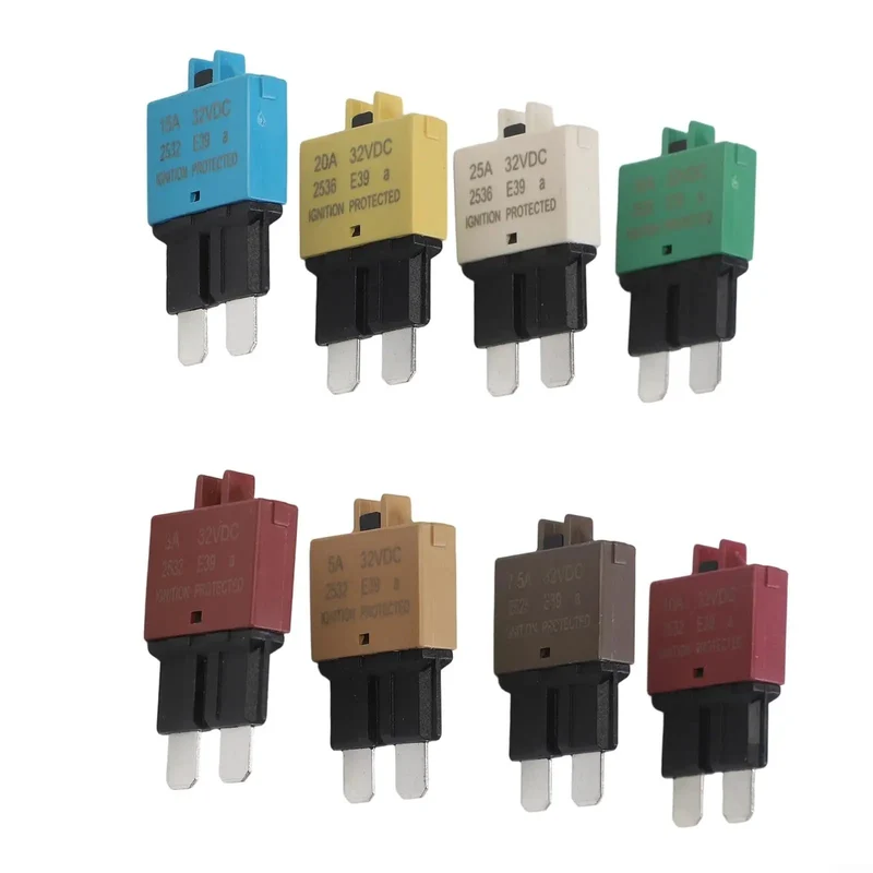Heavy Duty 8 Pack Circuit Breaker Kit 3A To 30A Range With No Hassle Auto Reset Surge Guard For Car Truck Rv Marine Electrical Pro Series Straight Up Ready To Roll