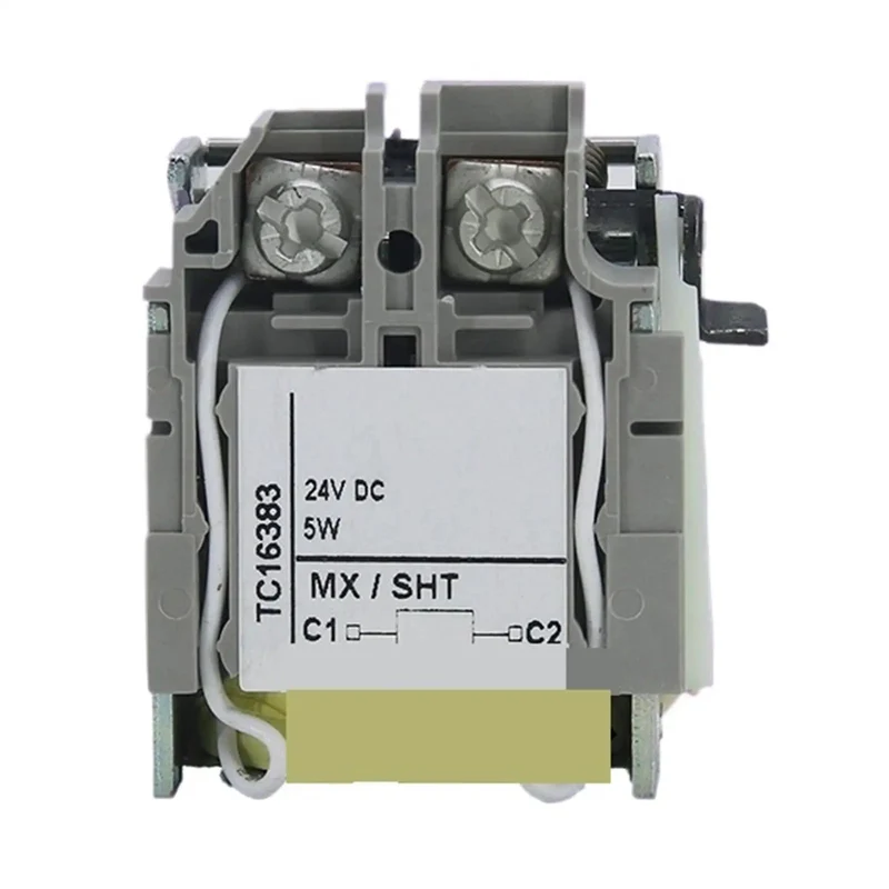 Tough As Nails Molded Case Circuit Breaker Shunt Coil Accessory DC 24 Volt 5 Watt MX SHT Plug And Play Upgrade For Heavy Duty Industrial Panels With Zero Hassle Installation