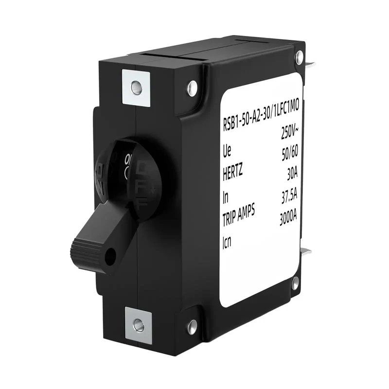 Heavy Duty Hydraulic Magnetic Circuit Breaker One To Four Pole Overload And Short Circuit Protection Up To Sixty Three Amps Built Tough For Rock Solid Dc Ac Power