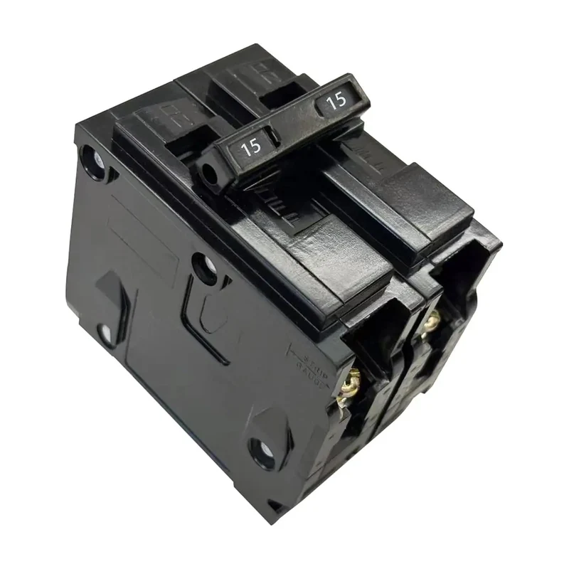15 Amp 2 Pole Plug In Circuit Breaker 10 Ka Breaking Capacity 120 240 Volt Thermal Magnetic Trip Dual Pole Replacement Fuse For Popular Plug In Load Centers Heavy Duty Zero Sweat Swap Pro Grade Top Shelf Protection No Fuss Installation Badass Panel