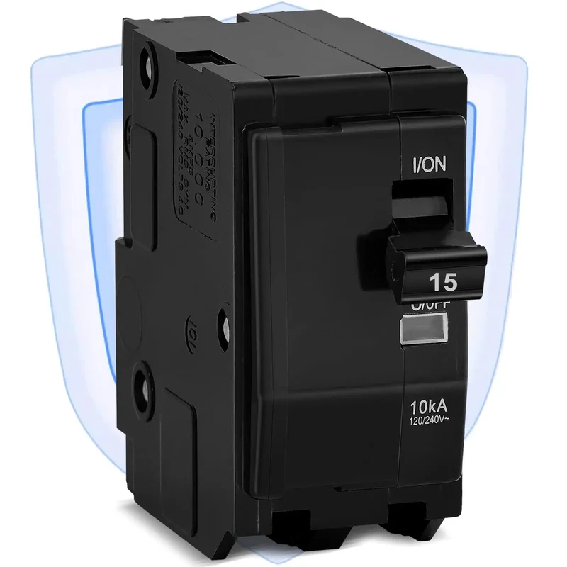 15 Amp Two Pole Circuit Breaker Compatible With Sd Qo Load Centers And Nqod Panels Boasting 10ka Rating And 120 240 Volt Operation Smooth Install Setup Straight Up Kickass Power Protection For Real Homes