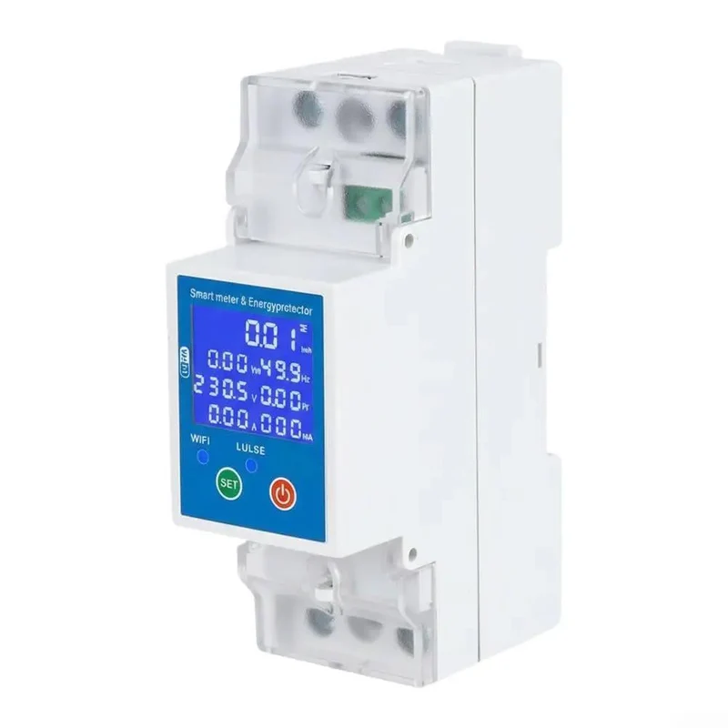Heavy Duty 80 Amp Smart Circuit Breaker With RS485 Wifi Remote Switch And Built Tough Leakage Protection For No Sweat Energy Tracking On Home Solar Arrays
