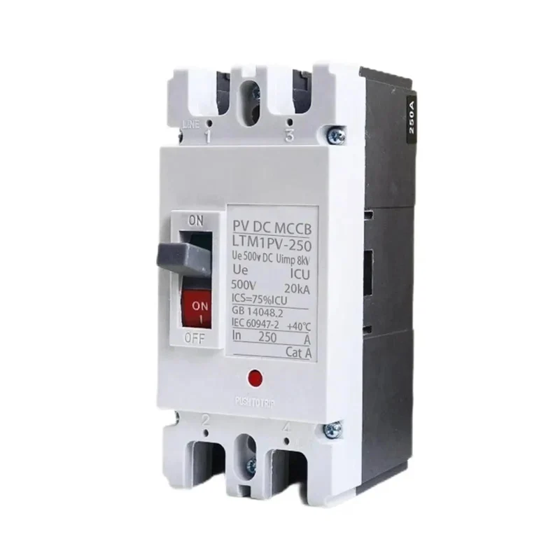 Pro Grade Rock Solid DC Circuit Breaker One Or Two Pole High Amp Solar Cell Protector RV Battery Isolator 12V To 120V MCCB Kickass Off Grid Switch For Camper And Tow Rig
