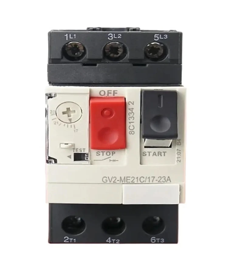 Heavy Duty Three Pole Thermal Magnetic Circuit Breaker Rated 0.25 To 0.4 Amps Rock Solid Motor Protector Designed For Hard Working Shops And Hassle Free Panel Installations