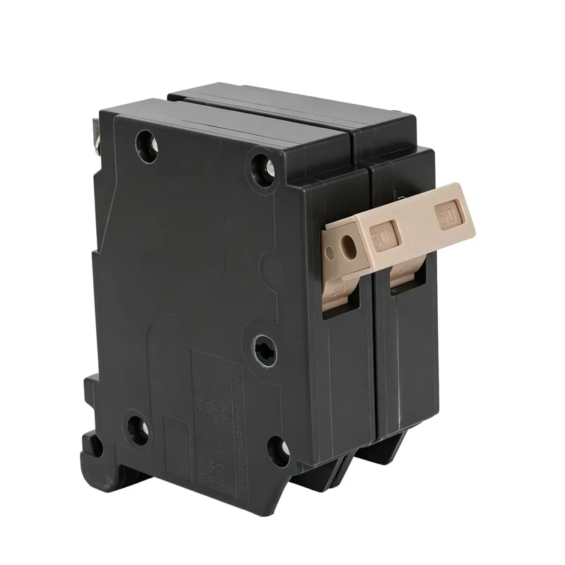 Slick Heavy Duty 2 Pole 50 Amp Circuit Breaker Replacement For Home Load Center Panels Plug And Play Electrical Module Swap Straightforward Rock Solid Thermal Magnetic 10 Kaic