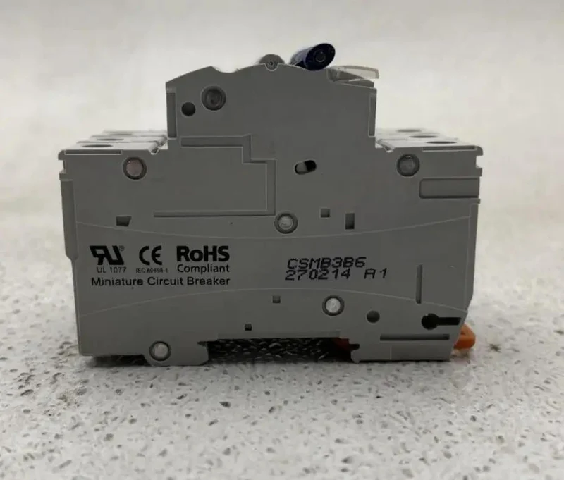 Top Shelf Three Pole Miniature Circuit Breaker Rated 201 To 250 Volts For Stress Free Electrical Distribution Upgrades Featuring Bulletproof Overload Defense And Effortless On Off Switching Control