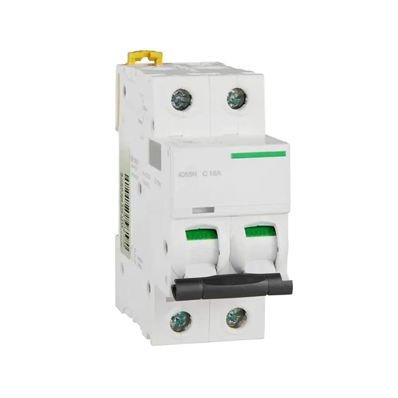 High Performance 2 Pole Micro Circuit Breaker 16 Amp Type C Miniature Mcb Din Rail Mount For Home And Commercial Electrical Systems Rock Solid Overload Defense And Pro Level Safety Shield