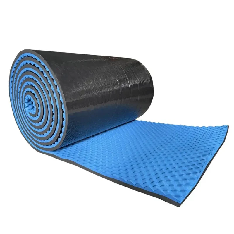 Top Tier Sound Dampening Egg Crate Acoustic Foam Rolls Self Adhesive Wall Treatments For Home Studios Chill Out The Echo Super Easy Cut And Stick Flame Retardant Blue
