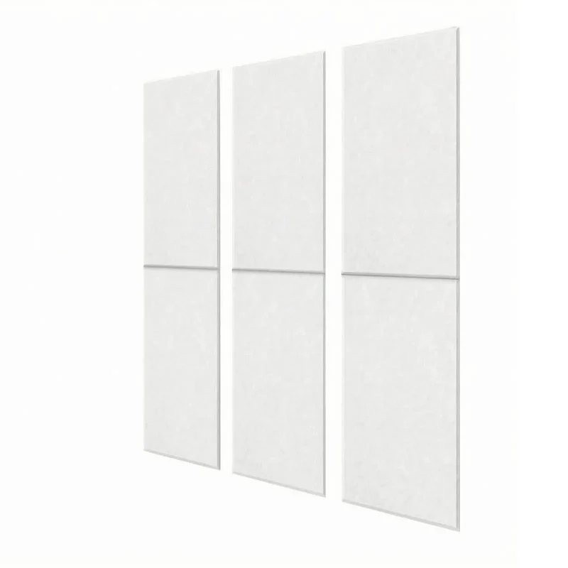 Pro Level Soundproof Wall Panels For Real Noise Blocking Where It Counts These Solid Acoustic Tiles Bring A Fresh Modern Flat Profile Perfect For Crafting A Chill Living Room Or Cozy Bedroom Setup And This Six Piece White Set Is Pure Game Changer