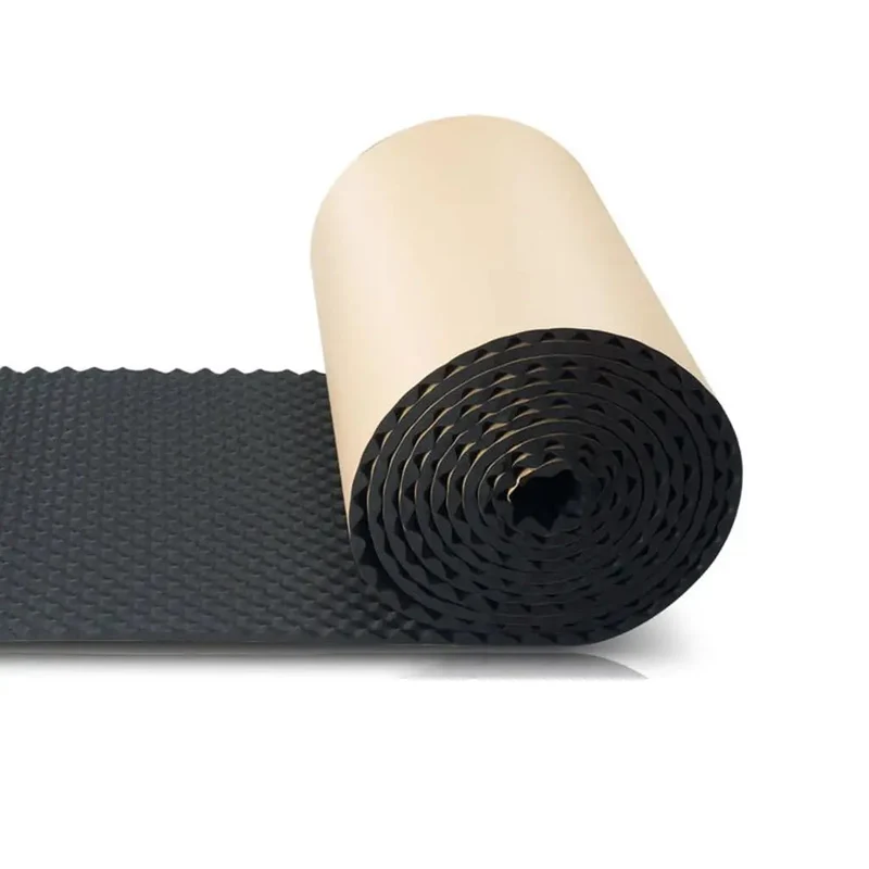 Premium High Density Egg Crate Acoustic Foam Panels For Killer Sound Control And Dope Gaming Studio Booth Setup Self Adhesive Sound Wall Padding Roll Black Five Centimeters Thick