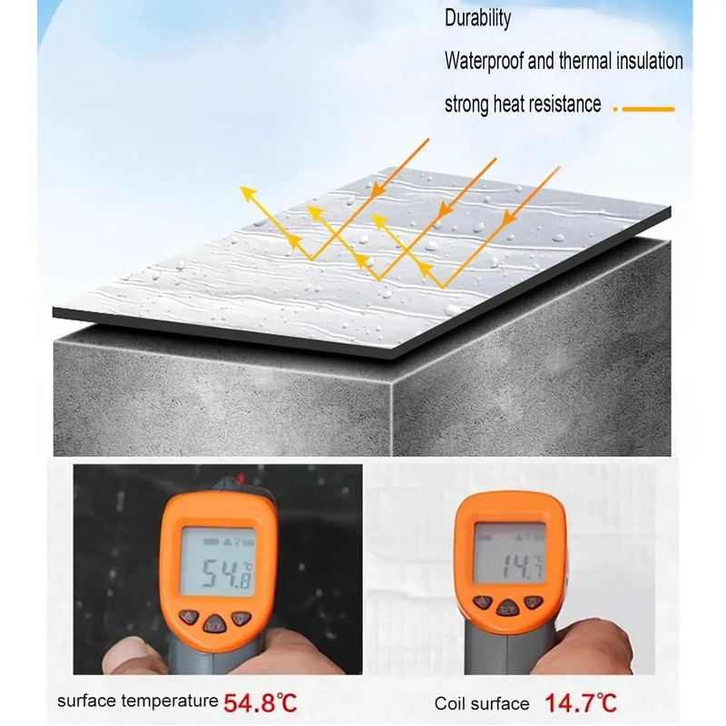Heavy Hitter Self Adhesive Roof Repair Tape Waterproof Aluminum Foil Underlayment Roll Polymer Modified Asphalt High Tensile Strength for Quick Fixes