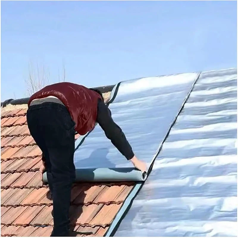 Heavy Duty Asphalt Roof Shingles Repair Tape With Peel And Stick Waterproof Aluminum Foil Underlayment Roll For Knockout Weather Sealing And Boss Level Zero Hassle Leak Proof Fix