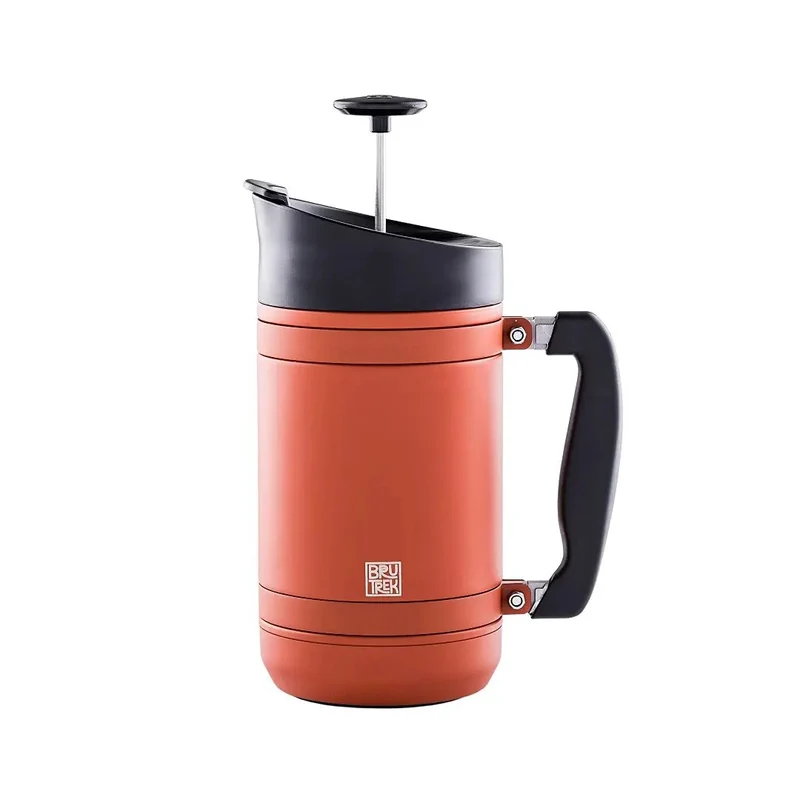 Insulated French Press Keeps Your Daily Joe Hella Hot For Hours With Tough Stainless Steel Build And Secure Twist Lid Crafted For Cabin Weeks And Backyard Chillin 32 Fl Oz Red Rock