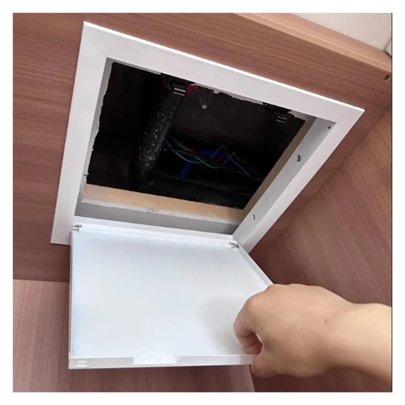 Straight Up Premium White Drywall Access Panel With Seamless Welding For Quick Inspection And Easy Ceiling Install Featuring Rust Resistant Galvanized Steel Construction